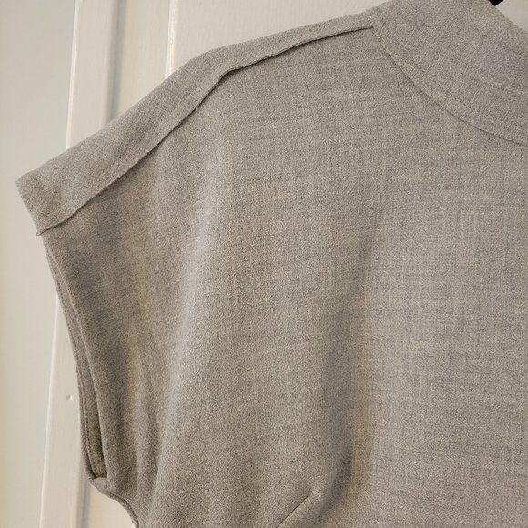 Structured grey dress shirt XS Banana Republic - Picture 4 of 7